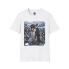 Orca & Penguin Graphic T‑Shirt — Cute Antarctic Wildlife Tee