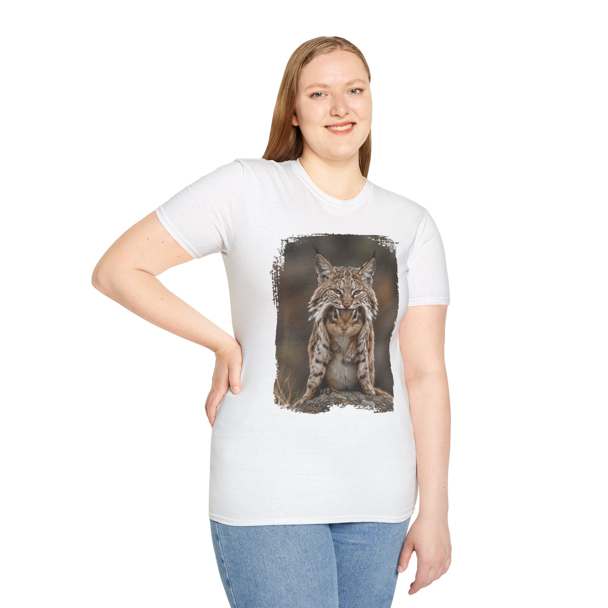 Lynx Portrait T-Shirt — Wild Cat Graphic Tee