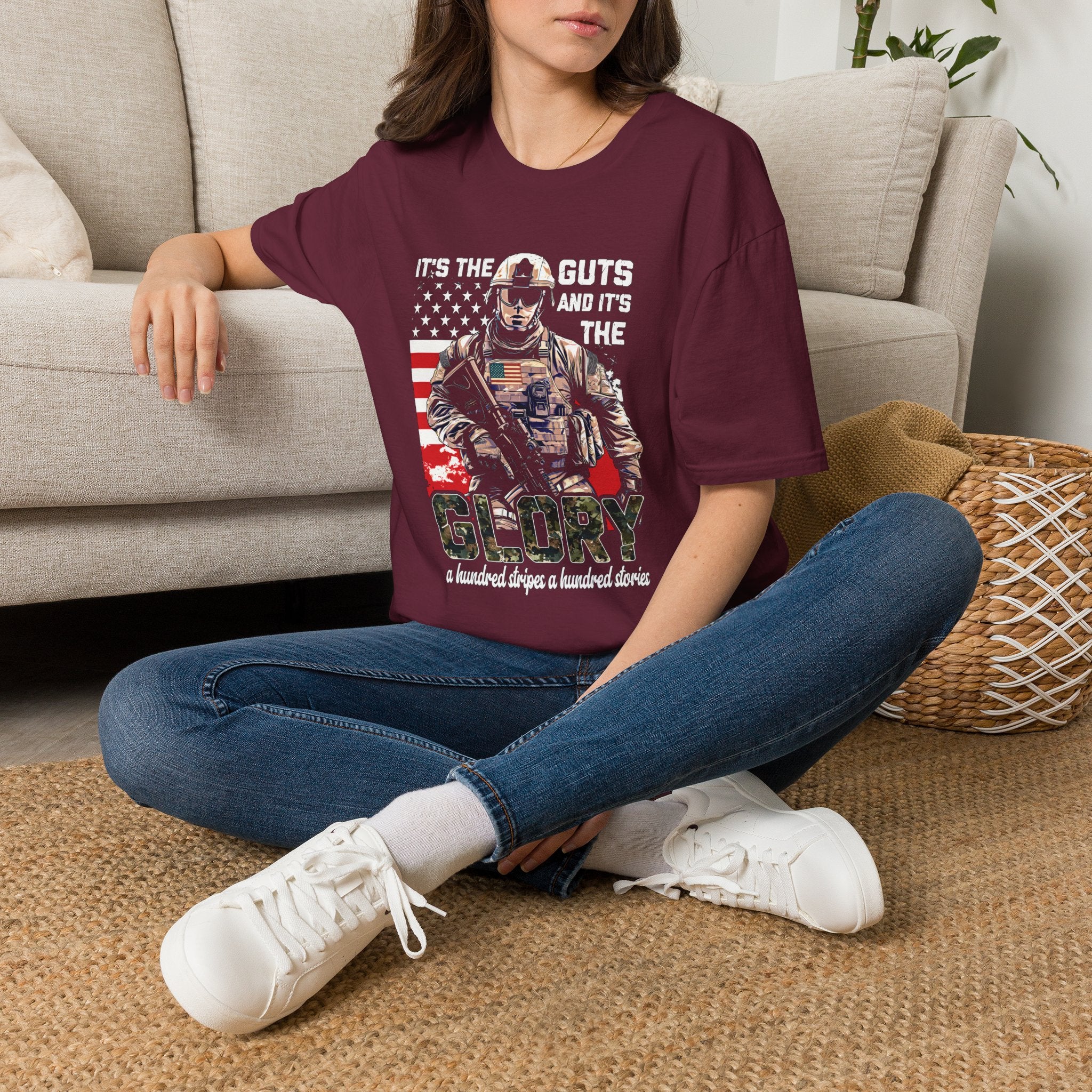 It's the Guts and It's the Glory T-Shirt — Motivational Graphic Tee