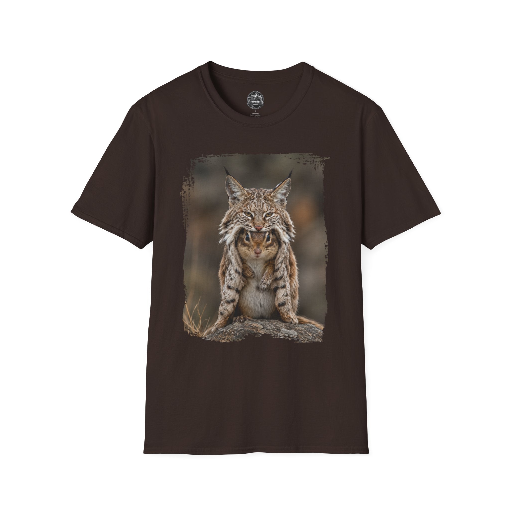 Lynx Portrait T-Shirt — Wild Cat Graphic Tee