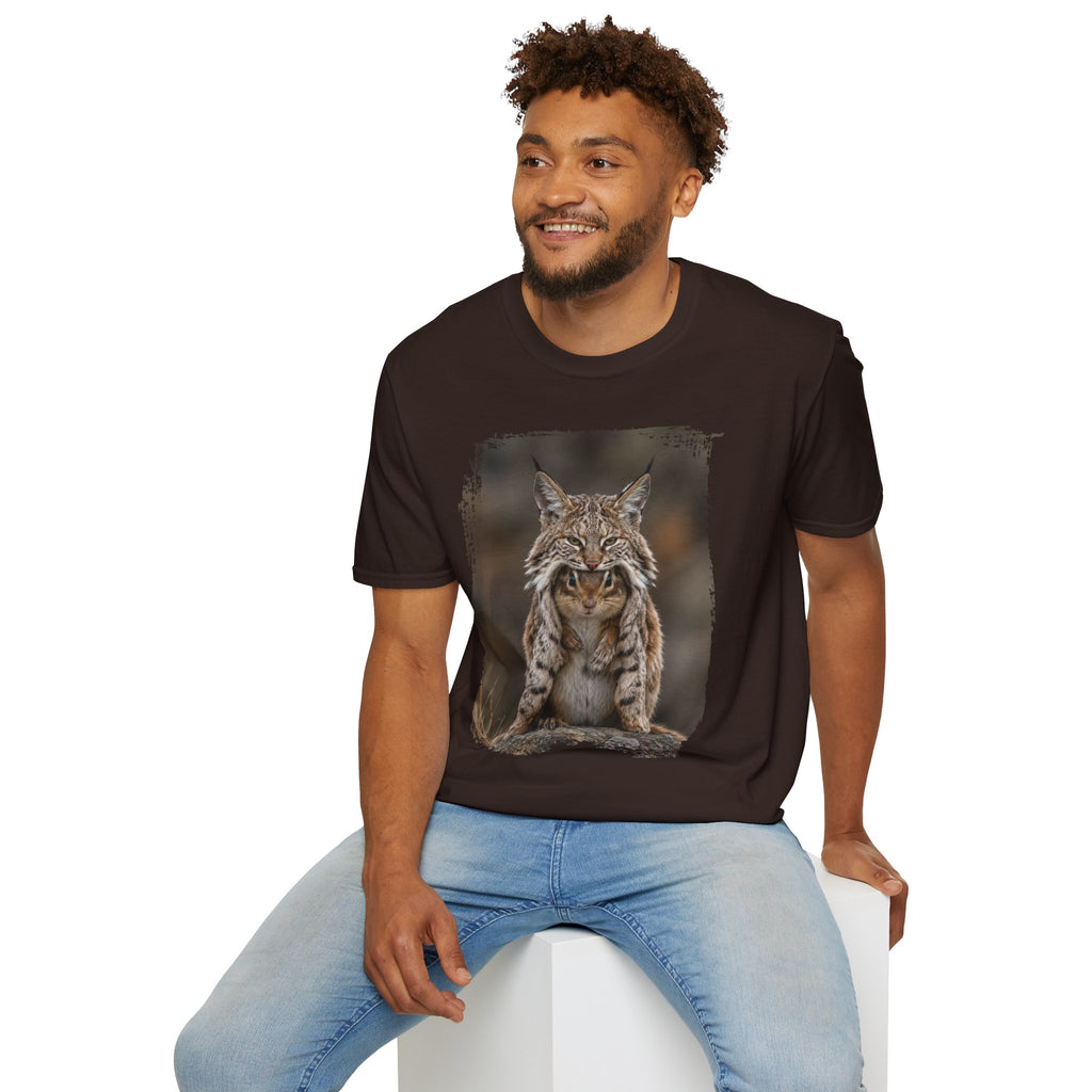 Lynx Portrait T-Shirt — Wild Cat Graphic Tee