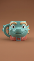 Cryptid aqua mascot mug
