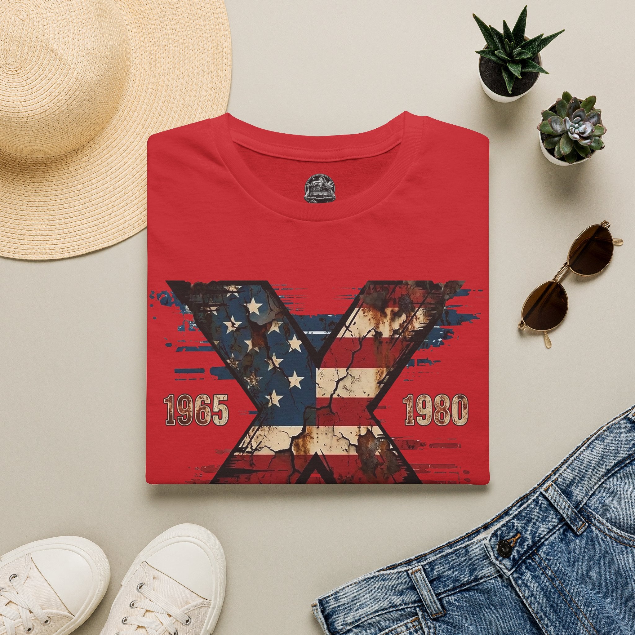 Generation X 1965–1980 T-Shirt — Retro Vintage Birth Year Tee