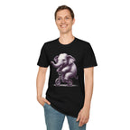 Cute Elephant on Bicycle T-Shirt — Whimsical Vintage Baby Elephant Graphic Tee