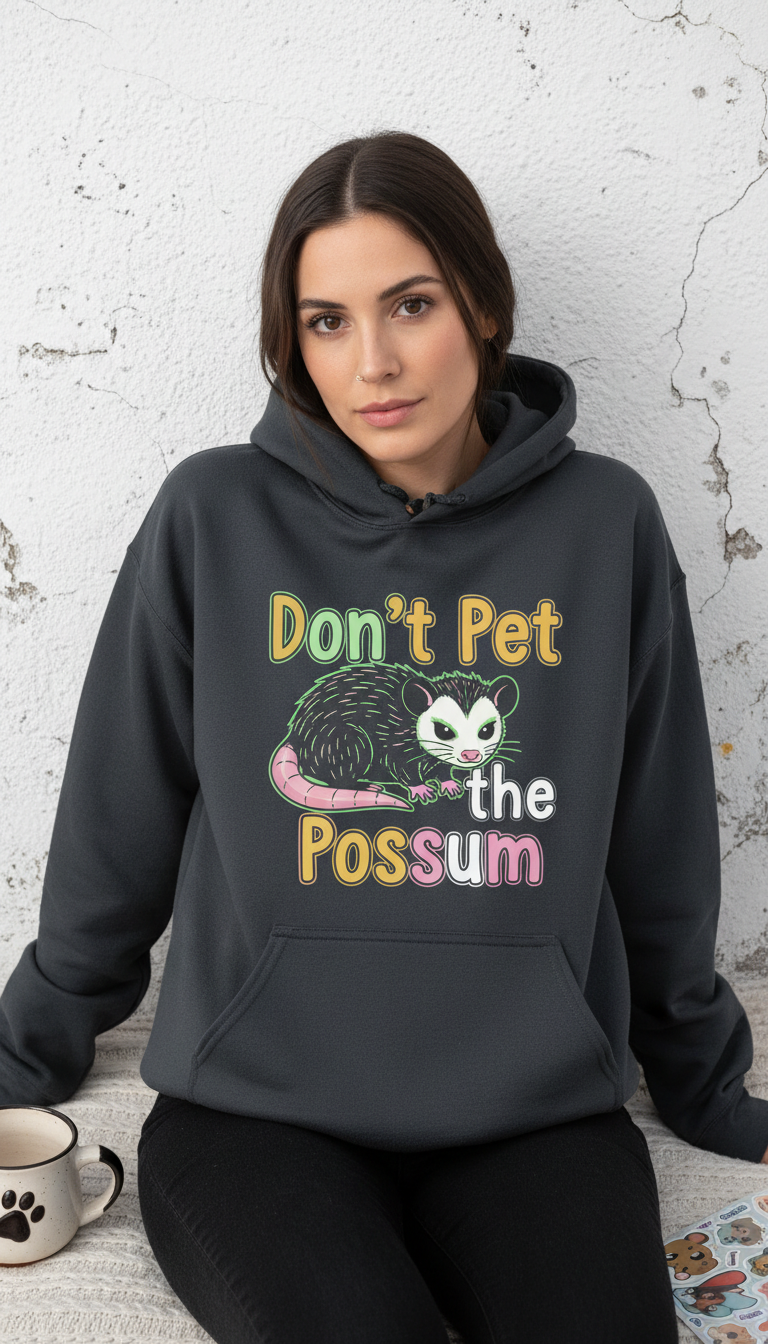 Don't Pet the Possum Graphic Hoodie