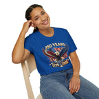 250 Years American Eagle T-Shirt — 1776–2026 Patriotic Anniversary Tee