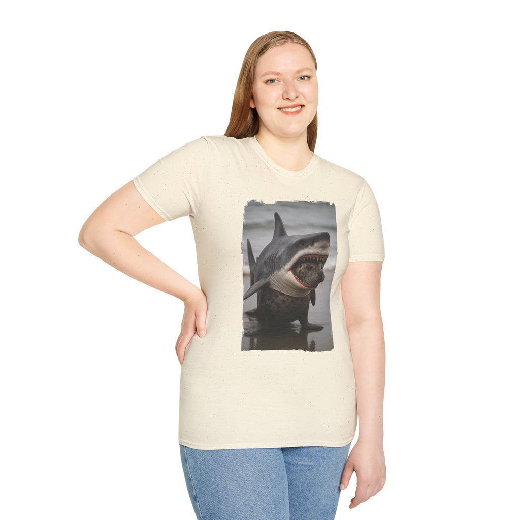 Seal in Shark’s Clothing | Funny Ocean Animal Graphic Tee | Quirky Marine Life Shirt | Creature Features Collection