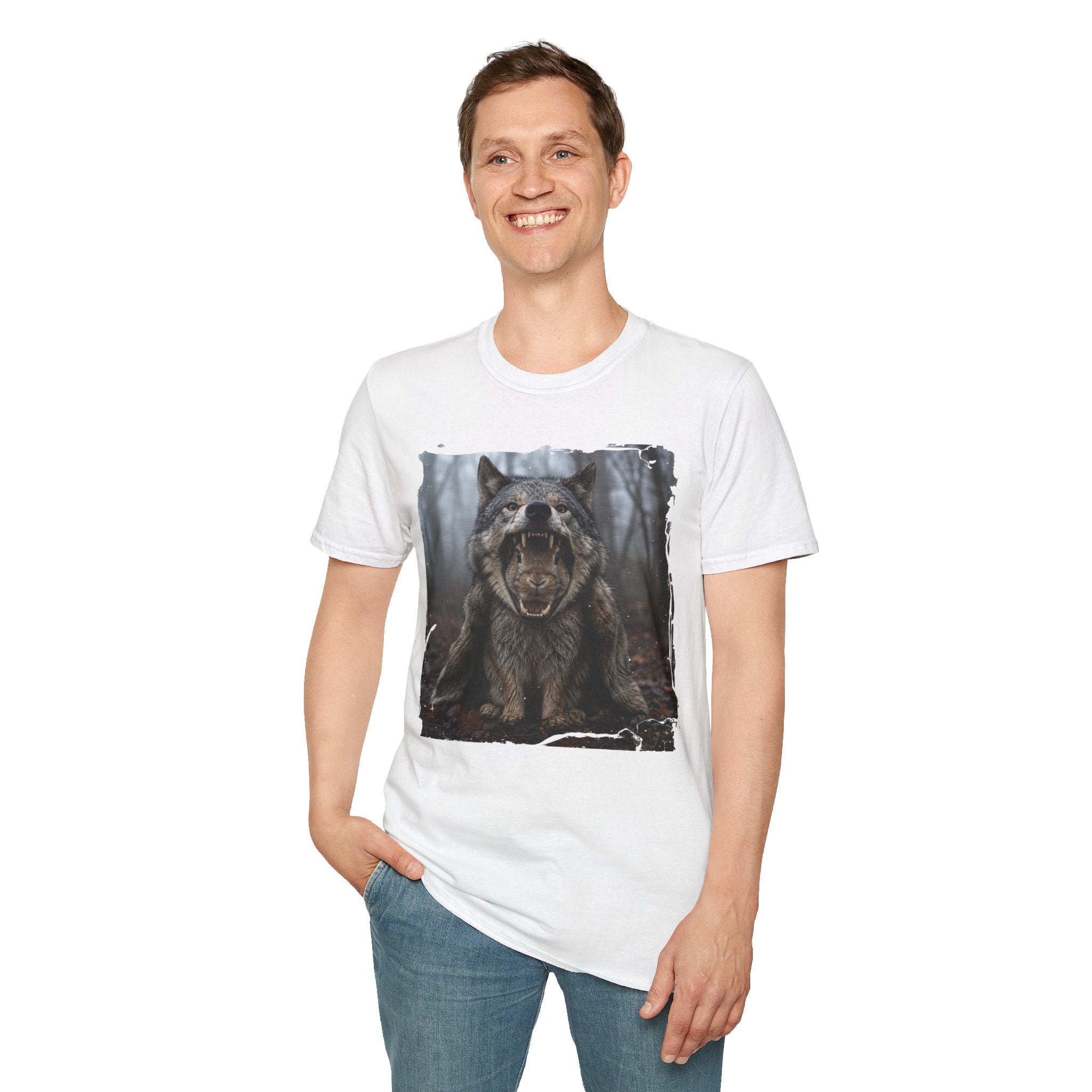 Wolf Roar T-Shirt — Fierce Forest Wildlife Graphic Tee