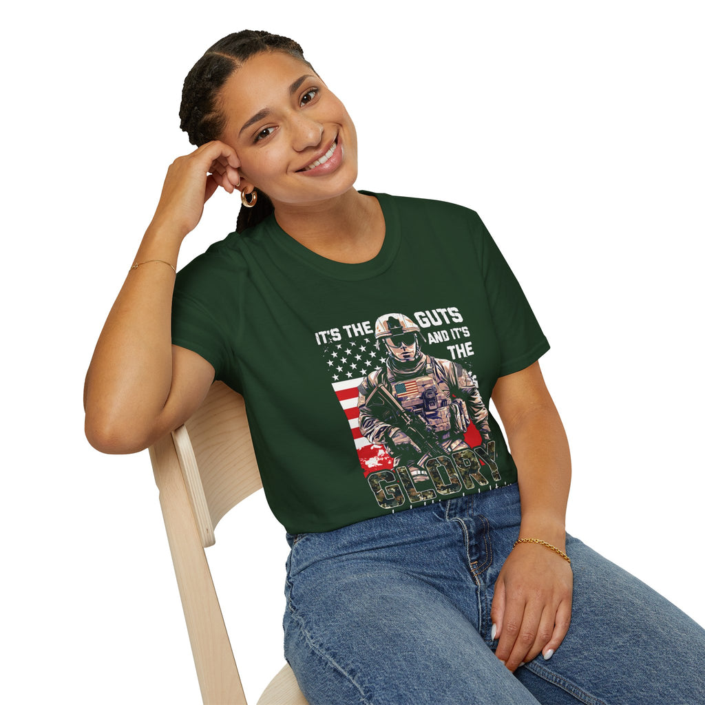 It's the Guts and It's the Glory T-Shirt — Motivational Graphic Tee