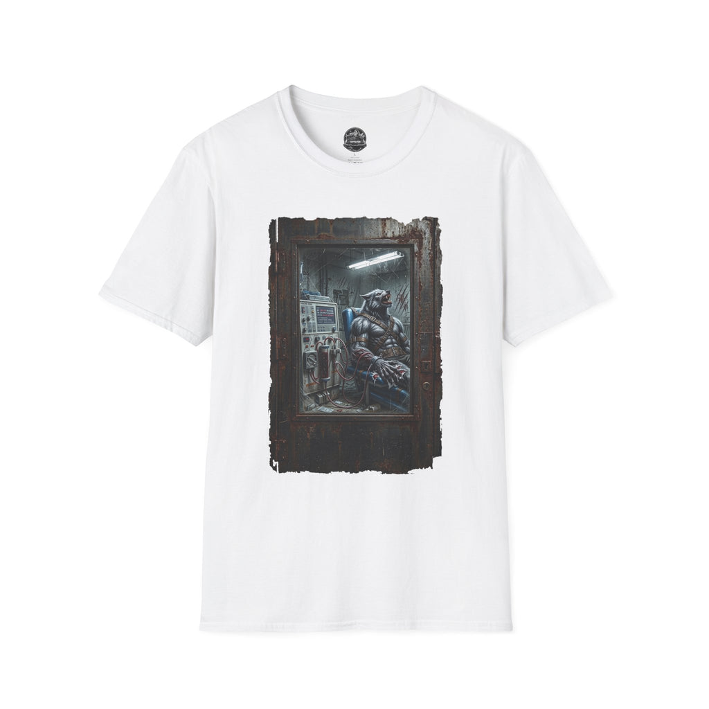 Dialysis After Dark: The Lunar Patient Werewolf Horror T-Shirt | Spooky Dialysis Tech Halloween Shirt