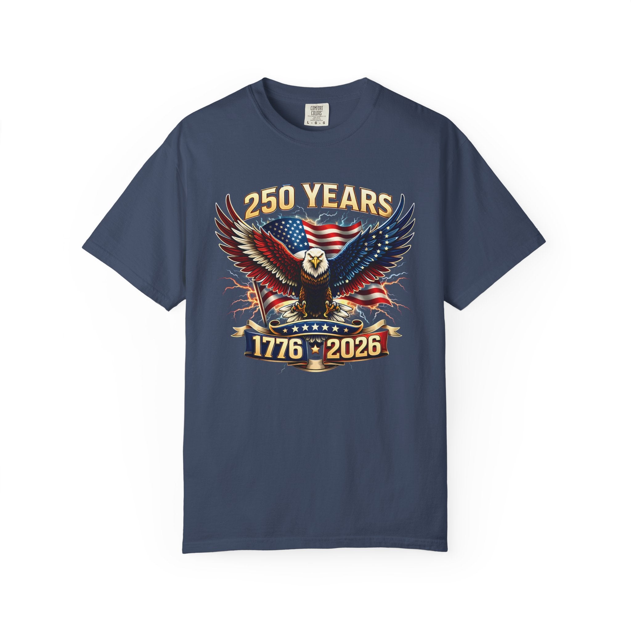 1776–2026 American Independence Eagle T-shirt — 250th Anniversary Patriotic Tee