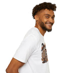 Halloween Pumpkin Crew T-Shirt — Leopard & Buffalo Plaid Spooky Friends