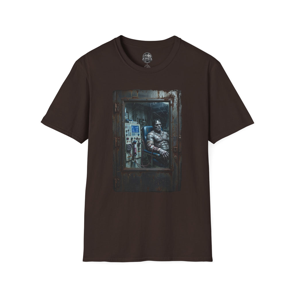 The Patchwork Patient Horror T-Shirt | Spooky Dialysis Tech Halloween Shirt