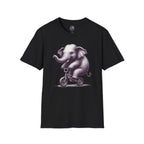 Cute Elephant on Bicycle T-Shirt — Whimsical Vintage Baby Elephant Graphic Tee
