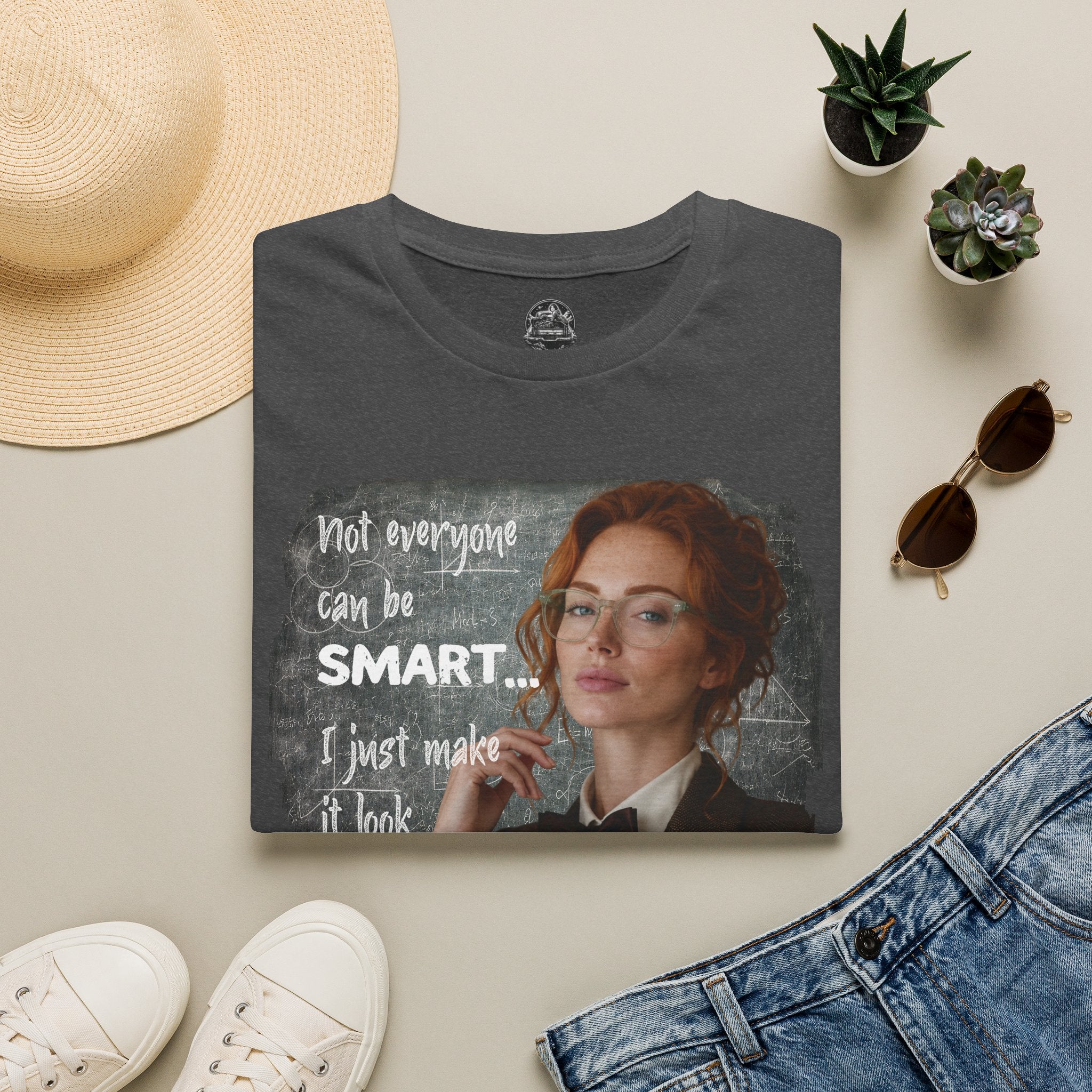 T-Shirt — “Not Everyone Can Be Smart, I Just Make It Look Easy” Graphic Tee