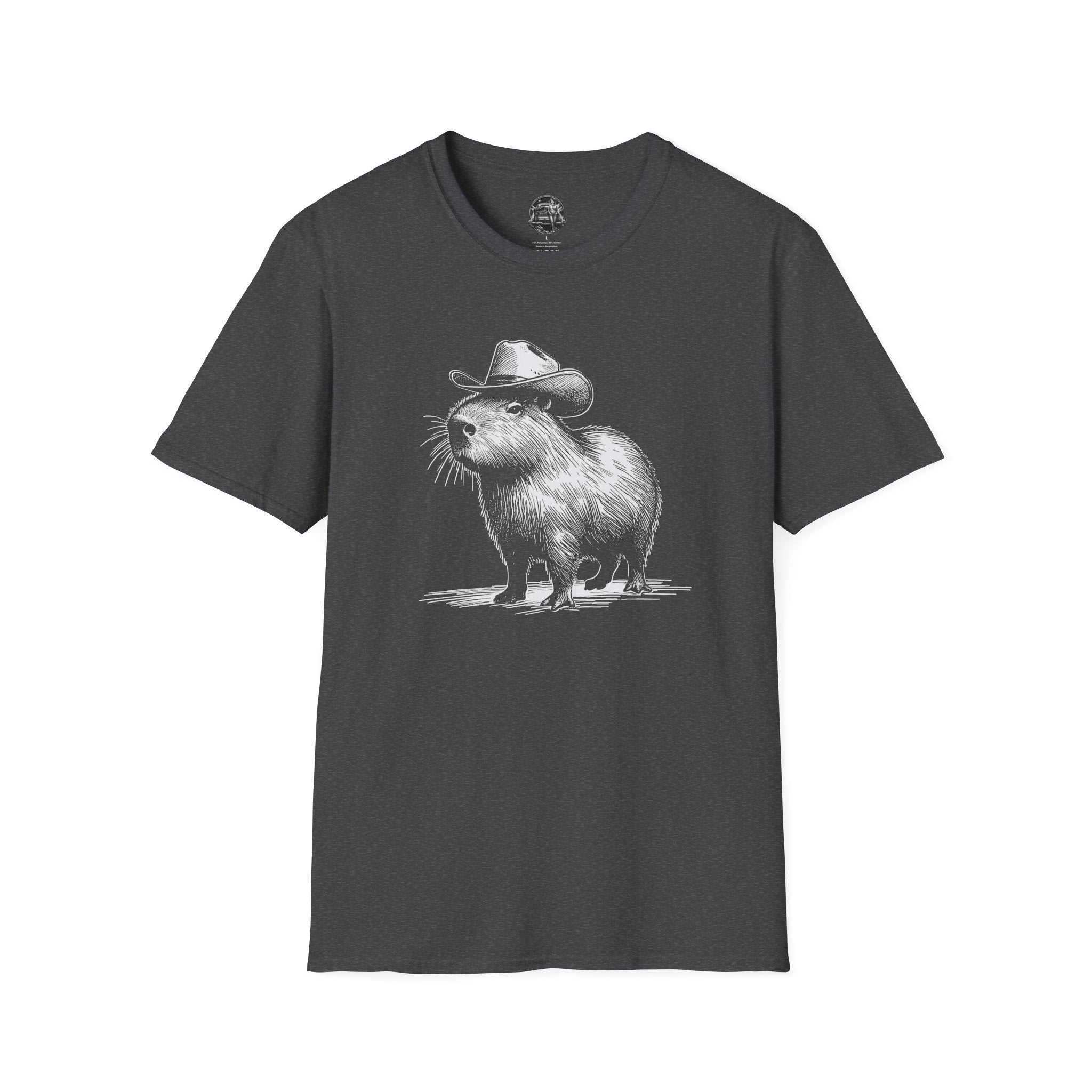 Cowboy Capybara T-Shirt — Funny Western Animal Graphic Tee