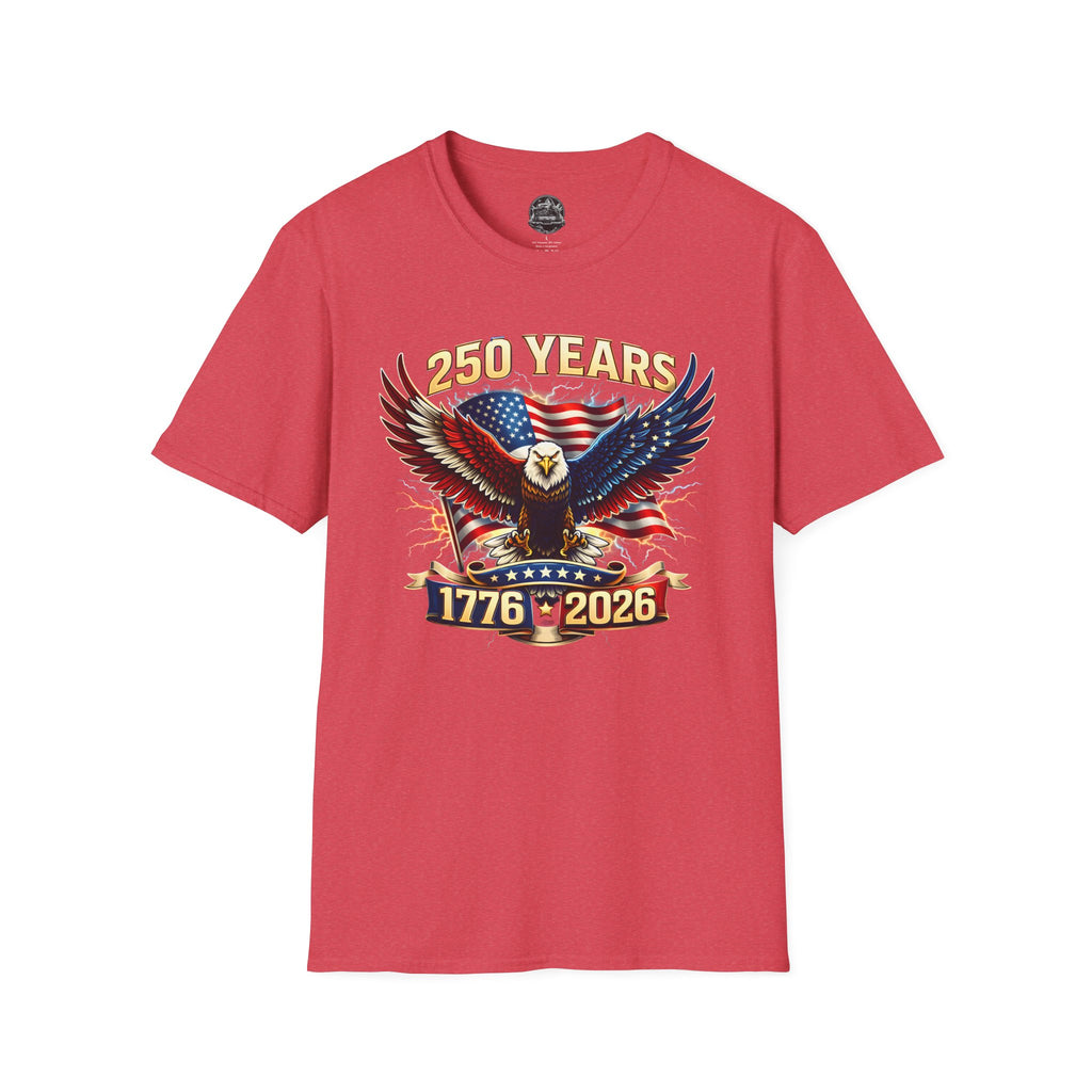 250 Years American Eagle T-Shirt — 1776–2026 Patriotic Anniversary Tee