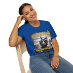 Shark Graphic T-Shirt — "Help, I'm in Shock!" Funny Beachwear