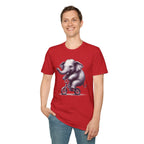 Cute Elephant on Bicycle T-Shirt — Whimsical Vintage Baby Elephant Graphic Tee
