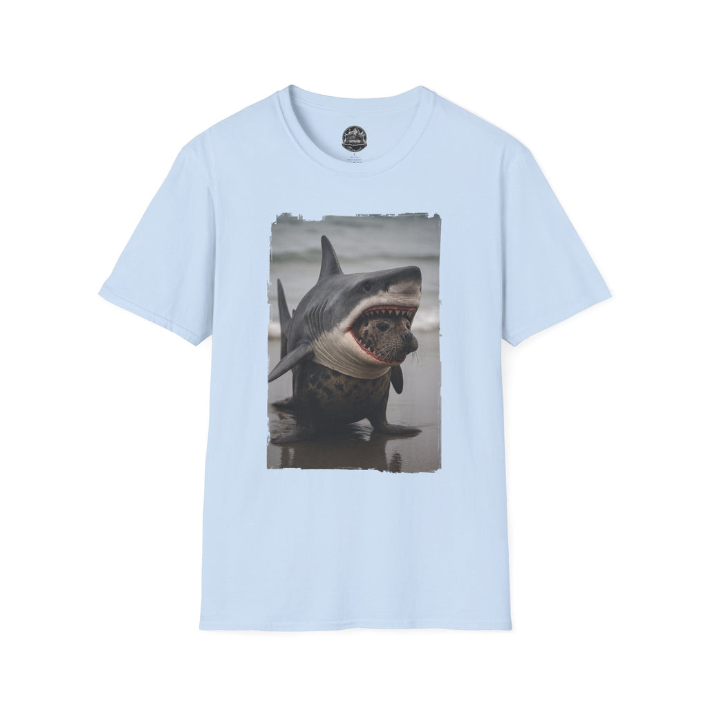 Seal in Shark’s Clothing | Funny Ocean Animal Graphic Tee | Quirky Marine Life Shirt | Creature Features Collection