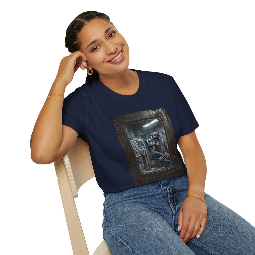 Dialysis After Dark: The Lunar Patient Werewolf Horror T-Shirt | Spooky Dialysis Tech Halloween Shirt