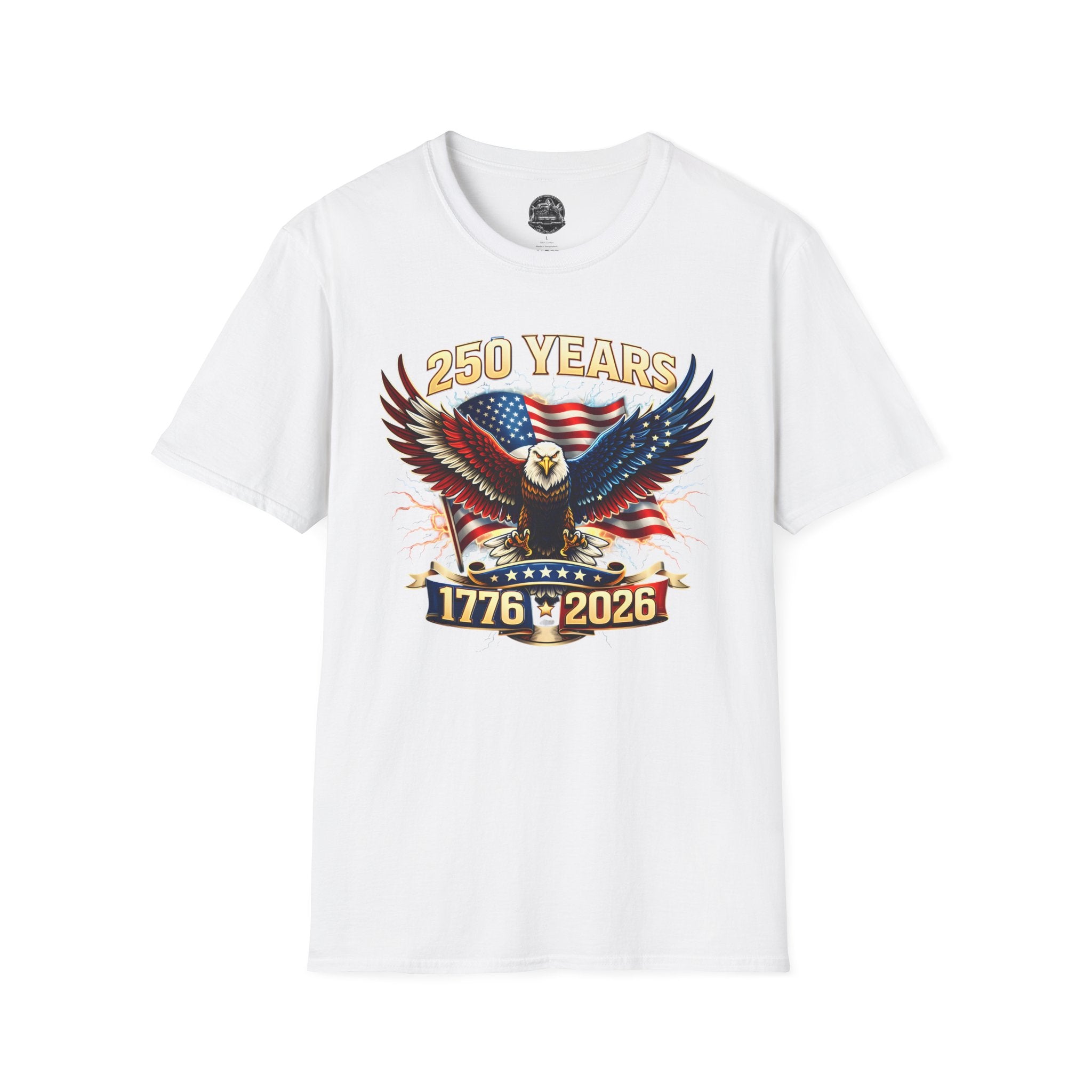 250 Years American Eagle T-Shirt — 1776–2026 Patriotic Anniversary Tee
