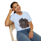 Squirrel in Owl Disguise T-Shirt — "Prey Wearing Its Predator"