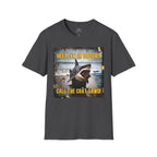 Shark Graphic T-Shirt — "Help, I'm in Shock!" Funny Beachwear