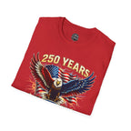 250 Years American Eagle T-Shirt — 1776–2026 Patriotic Anniversary Tee