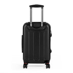 Floral Blue Bloom Suitcase – Luggage Cover with Large 3D Flower Design