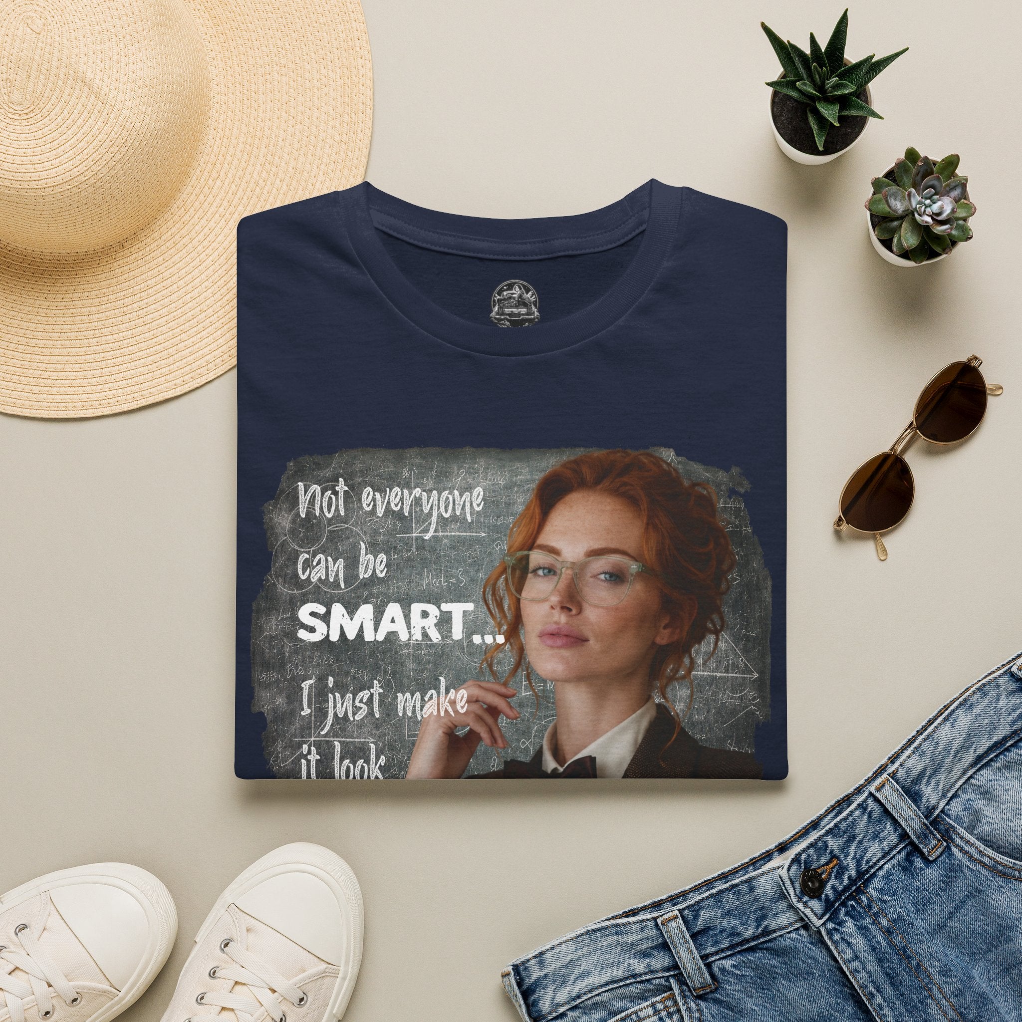 T-Shirt — “Not Everyone Can Be Smart, I Just Make It Look Easy” Graphic Tee