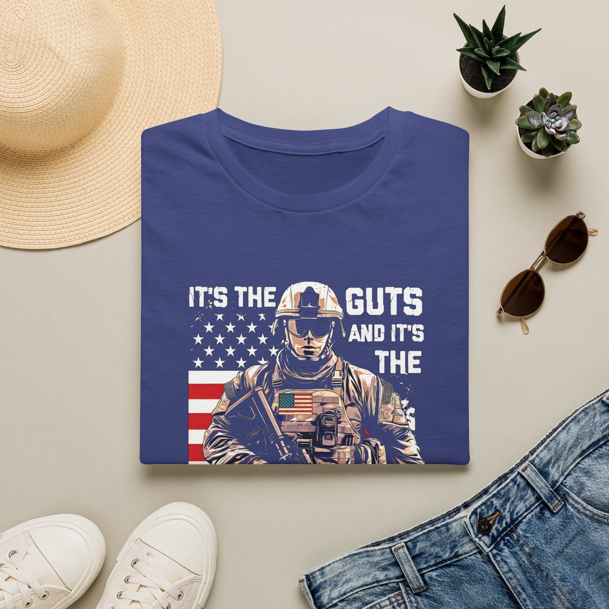 It's the Guts and It's the Glory T-Shirt — Motivational Graphic Tee