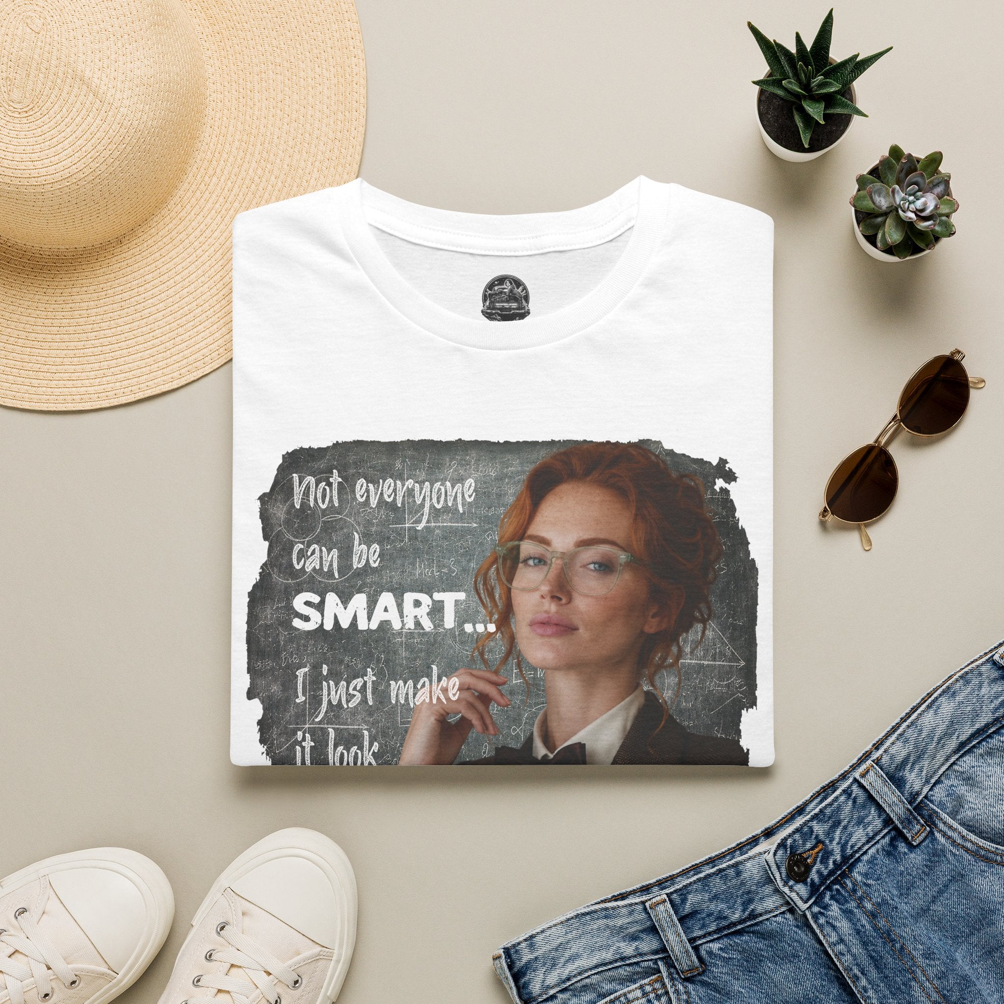 T-Shirt — “Not Everyone Can Be Smart, I Just Make It Look Easy” Graphic Tee
