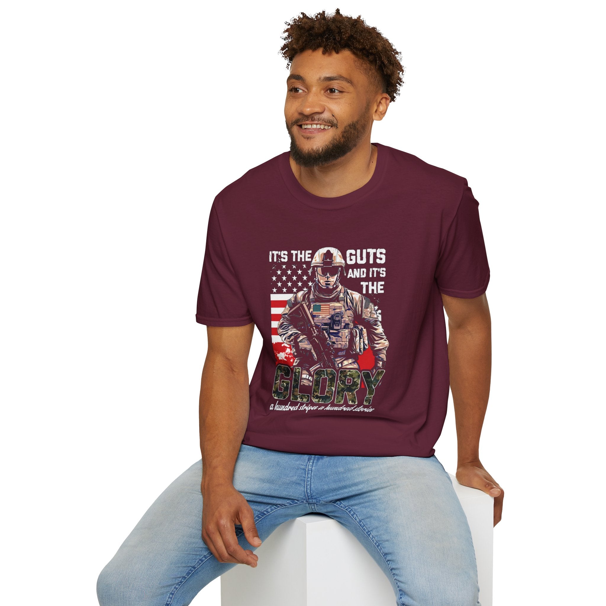 It's the Guts and It's the Glory T-Shirt — Motivational Graphic Tee