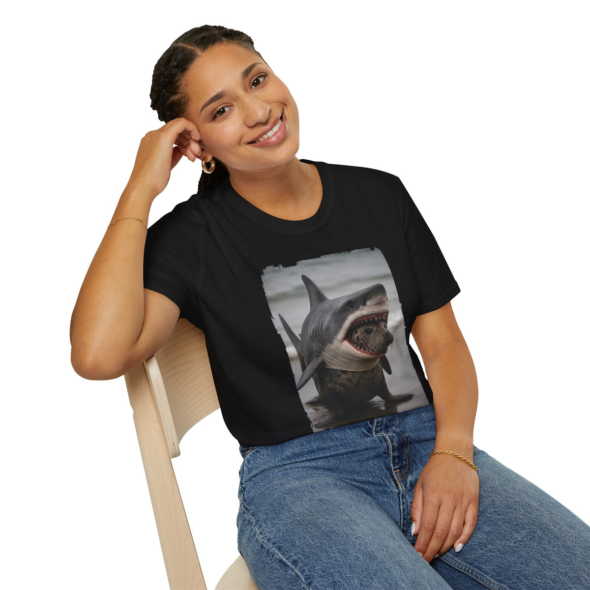 Seal in Shark’s Clothing | Funny Ocean Animal Graphic Tee | Quirky Marine Life Shirt | Creature Features Collection