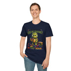 Funny Angry Turtle T-Shirt — “Wanna See Me Lose My Crayons? Do That Again…” — Teacher & Art Lover Tee