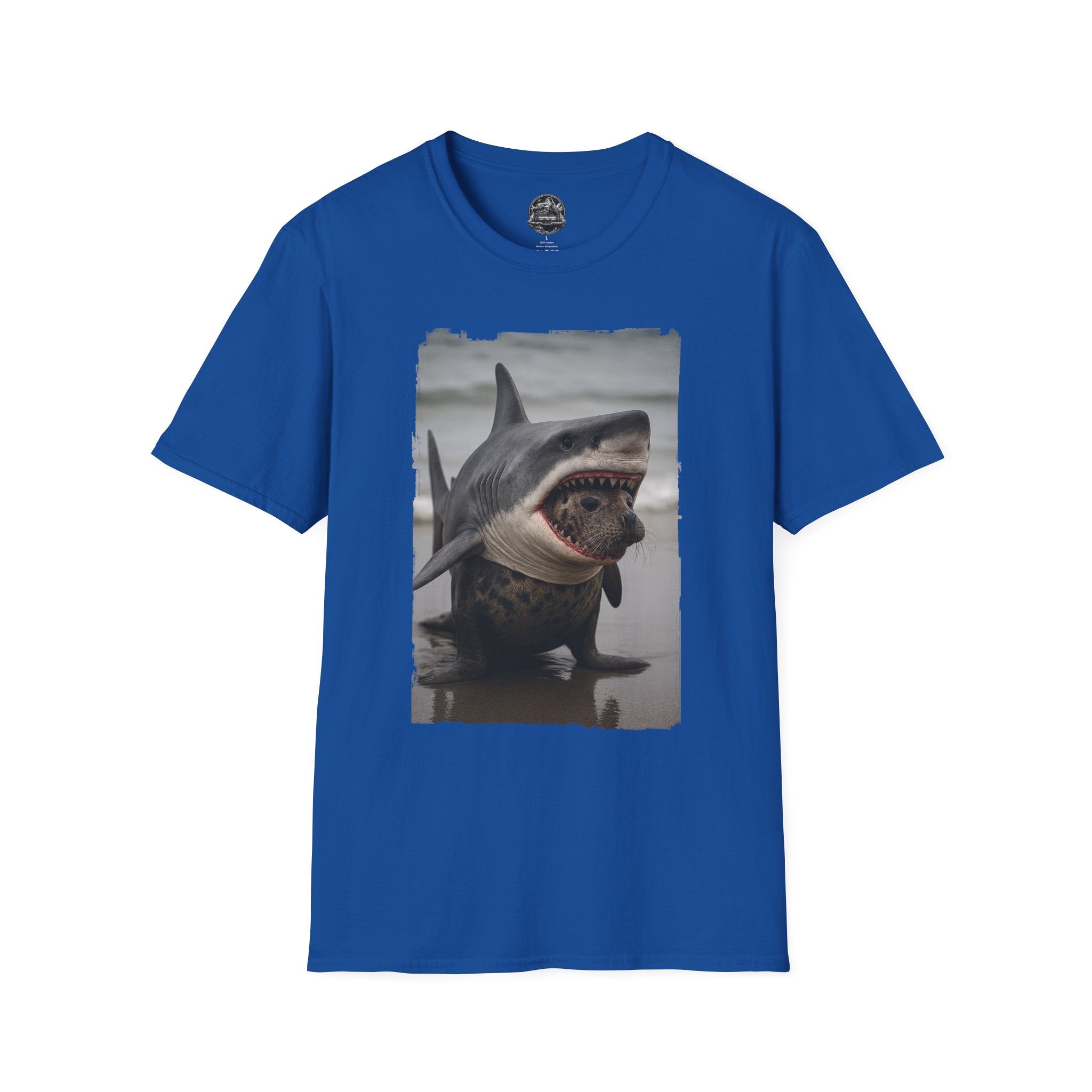 Seal in Shark’s Clothing | Funny Ocean Animal Graphic Tee | Quirky Marine Life Shirt | Creature Features Collection
