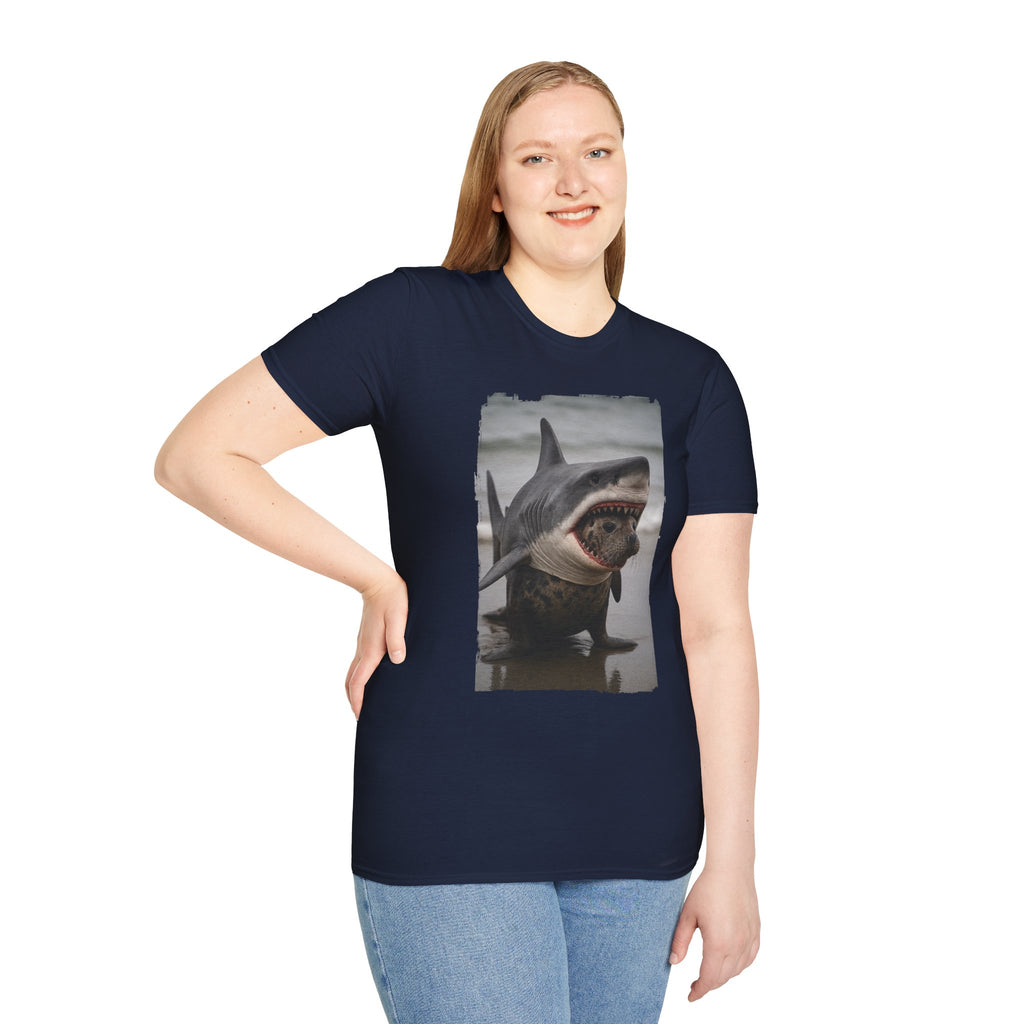 Seal in Shark’s Clothing | Funny Ocean Animal Graphic Tee | Quirky Marine Life Shirt | Creature Features Collection