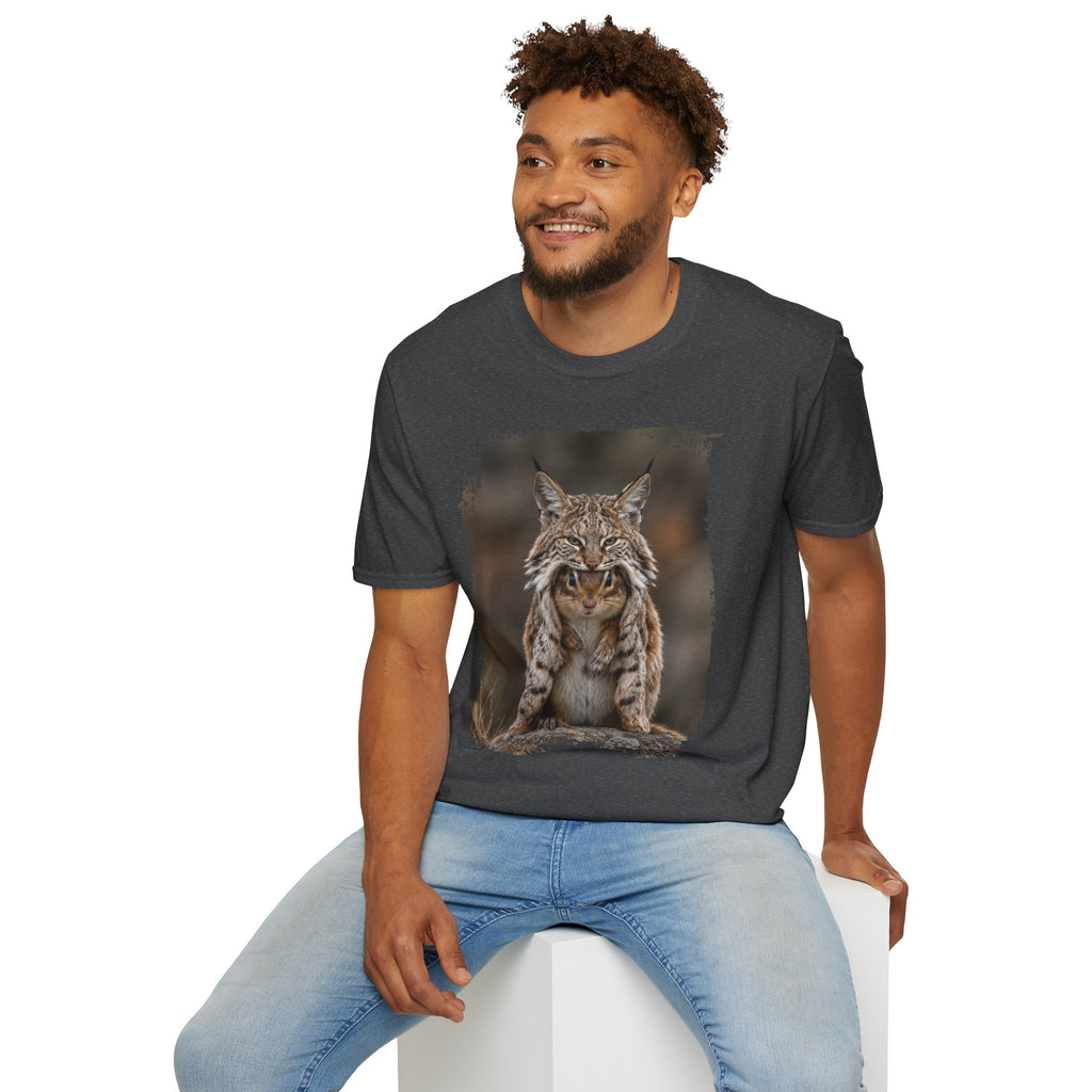 Lynx Portrait T-Shirt — Wild Cat Graphic Tee
