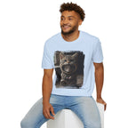 Cat Portrait T-Shirt — Cute Retro Tabby Face Print