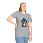Penguin Graphic T-Shirt — "Go Ahead... Say It." Casual Statement Tee