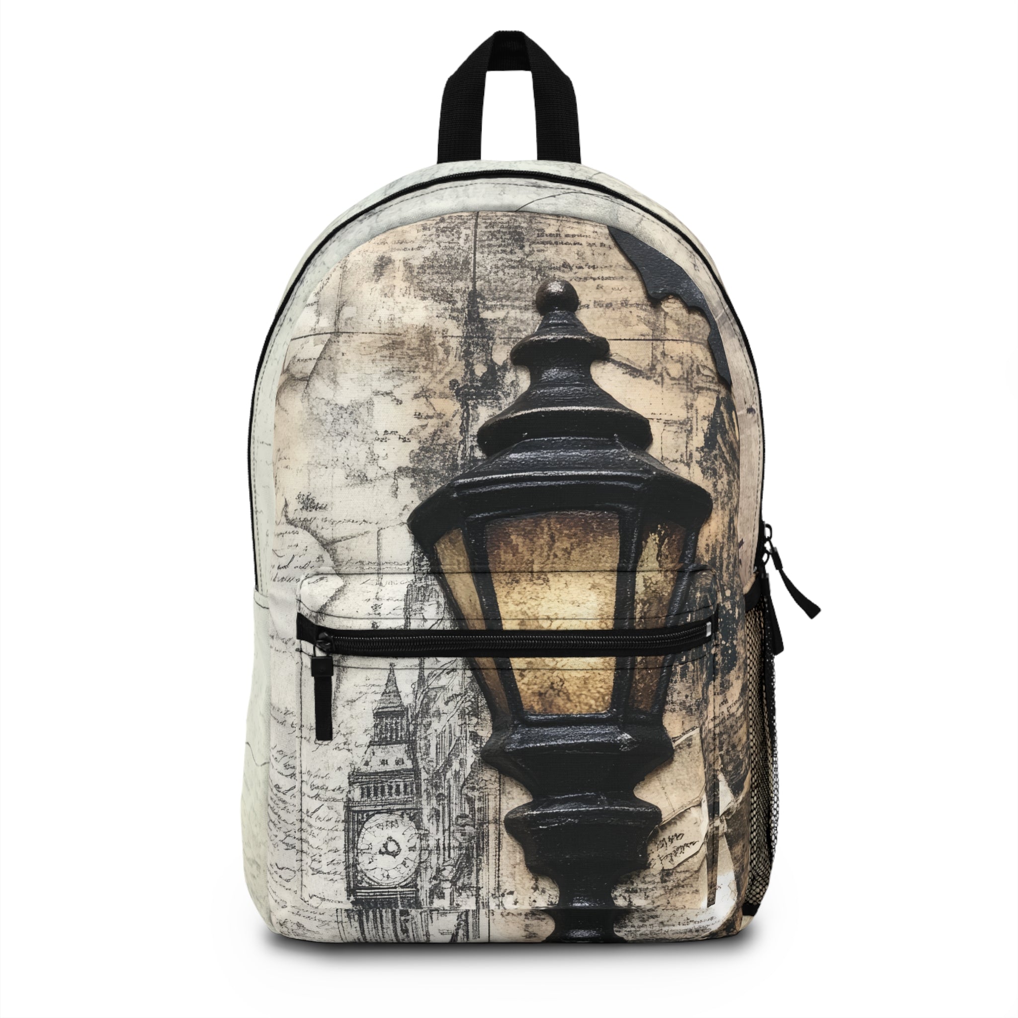 London After Midnight Vintage Victorian Street Lamp Backpack