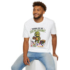 Funny Angry Turtle T-Shirt — “Wanna See Me Lose My Crayons? Do That Again…” — Teacher & Art Lover Tee