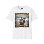Shark Graphic T-Shirt — "Help, I'm in Shock!" Funny Beachwear