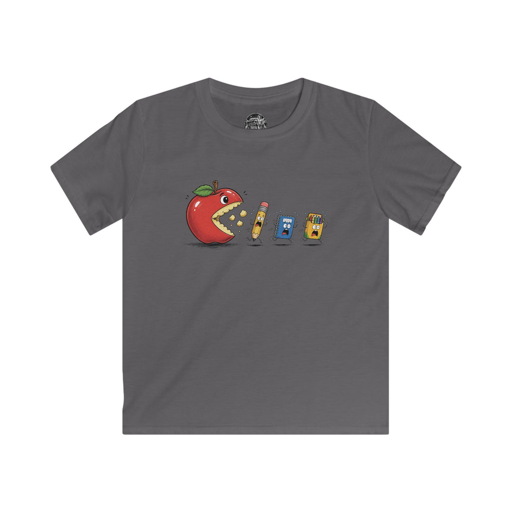 Kids Tee — Cute Apple & School Supplies Back-to-School Graphic