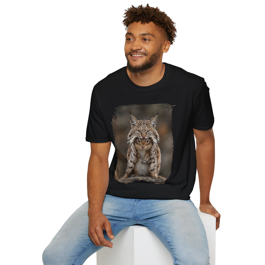 Lynx Portrait T-Shirt — Wild Cat Graphic Tee