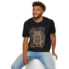 Lynx Portrait T-Shirt — Wild Cat Graphic Tee
