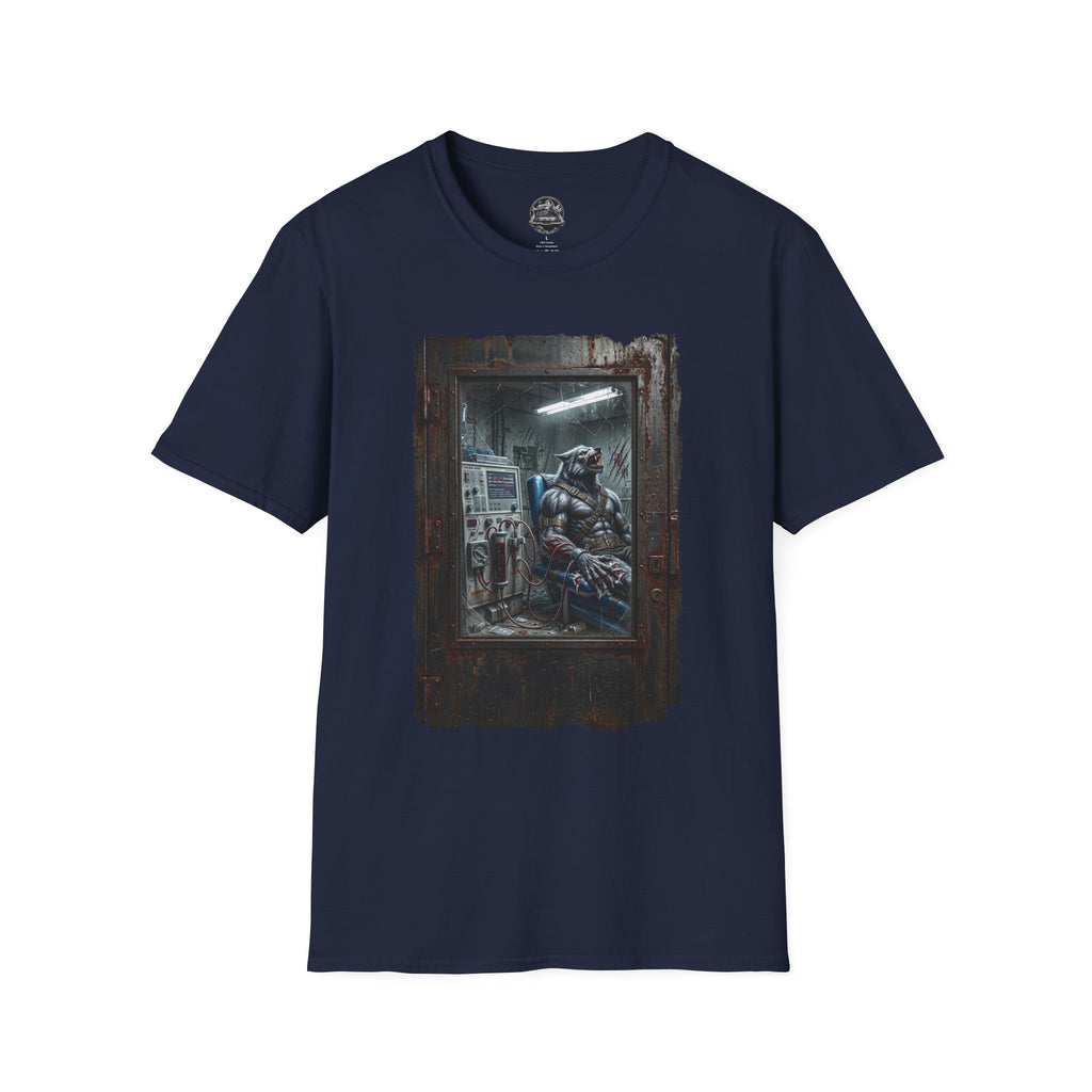 Dialysis After Dark: The Lunar Patient Werewolf Horror T-Shirt | Spooky Dialysis Tech Halloween Shirt