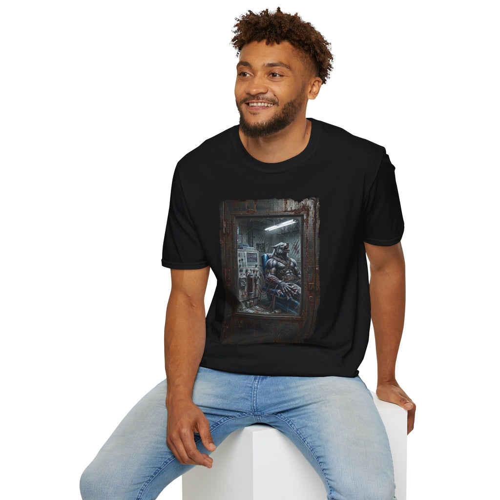 Dialysis After Dark: The Lunar Patient Werewolf Horror T-Shirt | Spooky Dialysis Tech Halloween Shirt