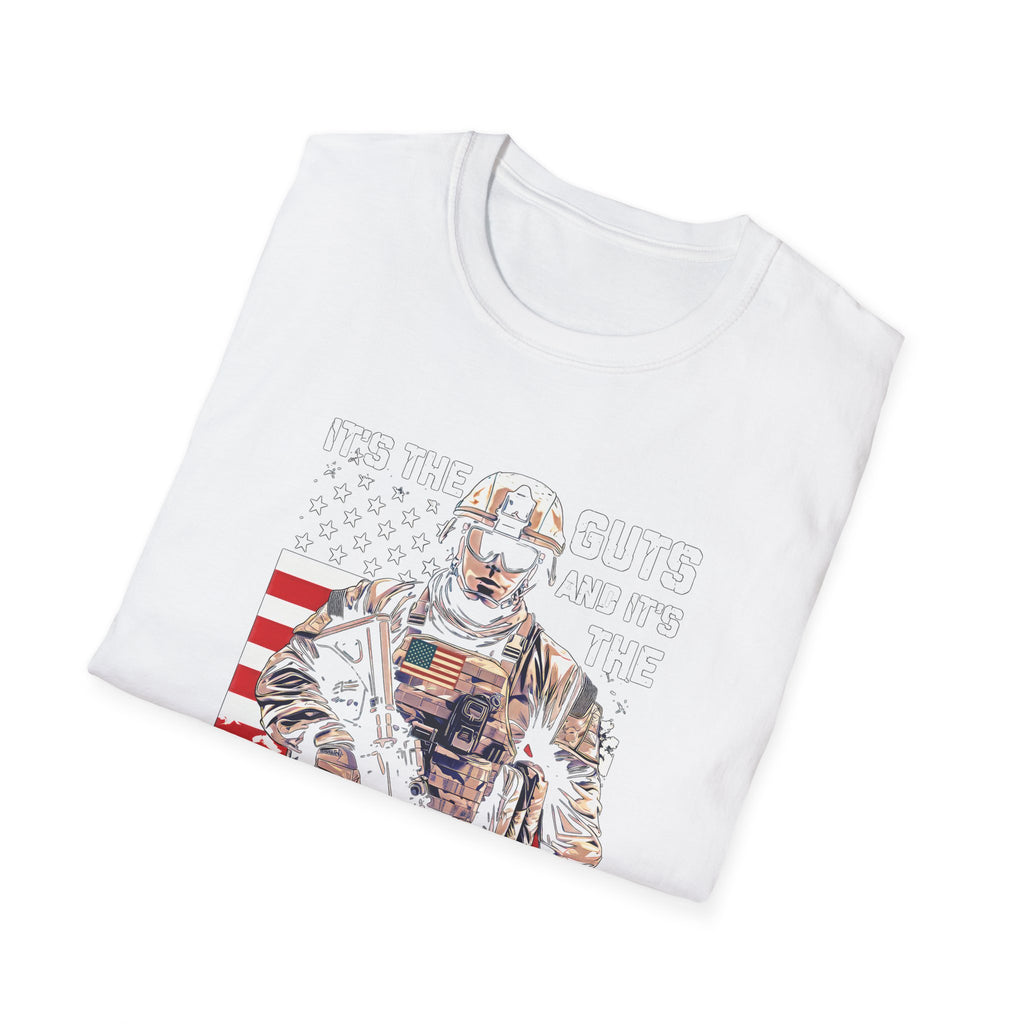 It's the Guts and It's the Glory T-Shirt — Motivational Graphic Tee